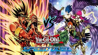 Yugioh Speed Duel Order Of the Queen Amazoness Vs Battle City Siren Harpies [upl. by Horlacher]