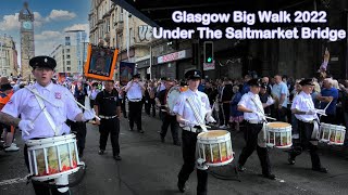 Glasgow Big Walk 2022  Under the Saltmarket Bridge 4KUHD [upl. by Weinrich]