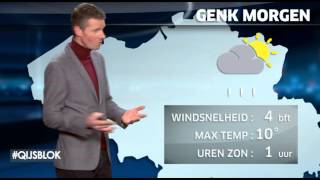 Het weerbericht voor Genk 4 februari [upl. by Hcib418]