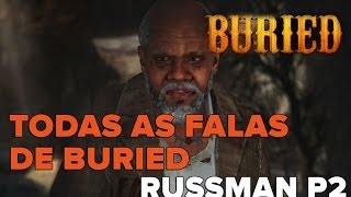 Cod Bo2 Zombies  Todas as falas do Russman no mapa Buried Parte 2 [upl. by Monie726]