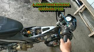 PASANG PE28 DI SATRIAF  PE 28 DI SATRIAFU FU 150 SATRIAF150 SUZUKI MANIPOL TIGER TEFLON TEPLON [upl. by Dier]