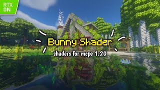 NICE  SHADER MCPE 120 RTX RENDER DRAGON NO LAG  RAM 12 GB ANDROID [upl. by Torbert]