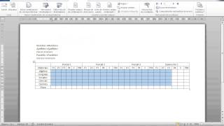 Como hacer una libreta de calificaciones en word Correspondencia [upl. by Ganny]