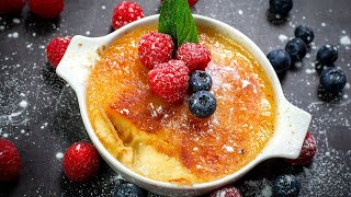 Creamy Perfection Simple Creme Brulee Recipe [upl. by Ahsillek708]