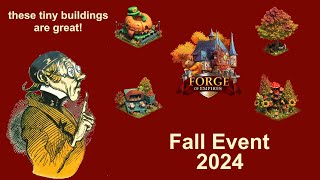 FoEhints Tiny buildings in the fall event 2024 of Forge of Empires [upl. by Cronin629]