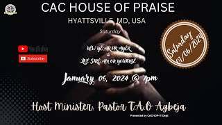 CAC House of Praise  New Year Prayer  January 06 2024 [upl. by Juliet177]