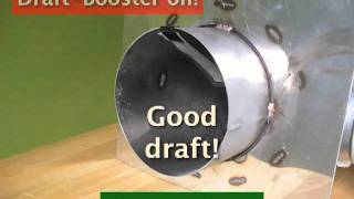 Draft Booster For Wood Stoves Fix poor chimney draft [upl. by Noe]