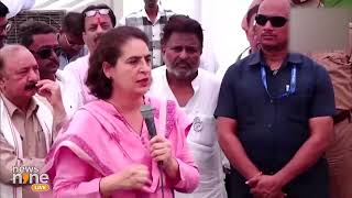 Priyanka Gandhi Vadra Slams BJP in Amethi Rally  News9 [upl. by Tedman761]