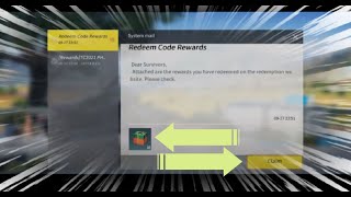 ROS NEW REDEEM CODE SEPTEMBER 18 2021 FREE DIAMONDSRULES OF SURVIVAL [upl. by Rakia]