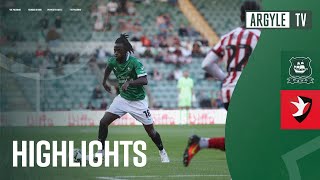 Plymouth Argyle v Cheltenham Town highlights [upl. by Elyk]