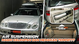 Mercedes Benz E Class S211 Air Suspension Install 100 Bolt On by Airfbft Indonesia [upl. by Yrannav224]