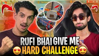 quotRufee Bhai FF’s Hardest Challenge in Ranked Free Fire 😱 Can I Beat Pakistans Top Creatorquot [upl. by Antonella226]