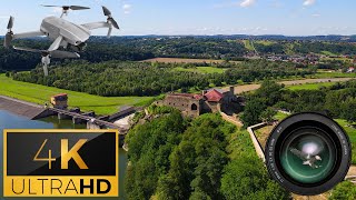 Dobczyce jezioro zamek zapora 4K Polska dronem [upl. by Yetsirhc]