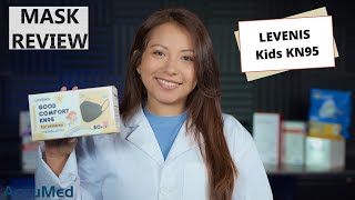 LEVENIS Kids KN95 Amazon Face Mask Review Using NIOSH N95 Testing Standard [upl. by Cohlette]