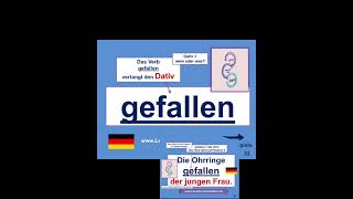 Deutsch Verben mit Dativ How to use “gefallen” [upl. by Nesbitt]