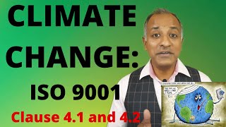 Climate Change ISO 9001 2015 Clause 41 and 42  ISO Series  English [upl. by Attevad]