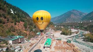 Hot Air 🔥 Balloon 🎈 Ride in Manali [upl. by Howlyn]