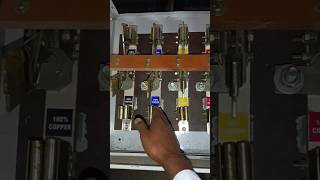 How to operate three phase change over switchThree phase connection threephase electrician [upl. by Ttam]