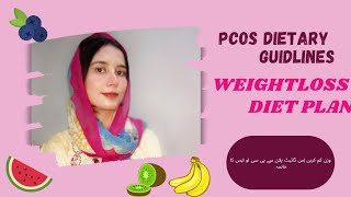 PCOS Diet Plan to loose Weight  PCOS Dietary Guidelines [upl. by Oiramaj]