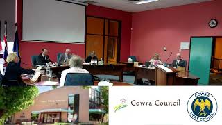 Cowra Council  Ordinary Council Meeting  28102024 [upl. by Ahsilahk]