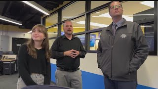 Local students shadow local leaders get tour of WKBN [upl. by Ailedamla]