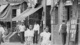 Harlem Street Scenes and Queensbridge Projects Construction 1939 [upl. by Asilegna]