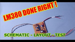 Build the BEST LM380 audio amplifier [upl. by Ise]