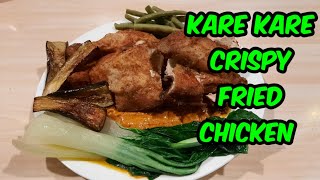 kare kare crispy fried chickenpanlasang pinoy [upl. by Aretta765]