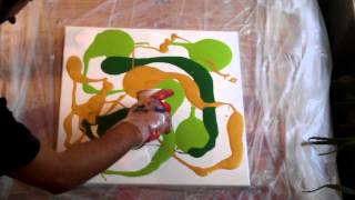 FLUID ACRYL TECHNIK FLUID ACRYLIC PAINTING [upl. by Sundin]