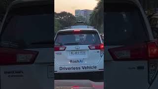 Driverless car in Kerala India ai driverlesscar car selfdriving artificialintelligence india [upl. by Nyleahs]