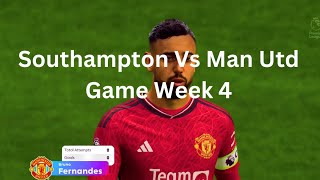 AI PREDICTS Southampton vs Man Utd EAFC 24 Premier League Match [upl. by Halstead]