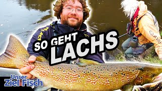 EFFEKTIVSTE METHODE für LACHS amp MEFO   Unser Ziel ist Fisch  Angelschule mit JÖRG OVENS [upl. by Atinal]