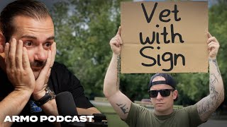 Defending Burger Town From the Taliban Veteran With a Sign  ARMO Podcast Ep10 [upl. by Hadeehsar]