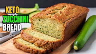 Keto Zucchini Bread Recipe  LowCarb and Moist [upl. by Shalom]