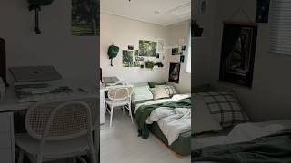 Room Maker☘️🥦🌲 Quite An Impression Of Green Room Color Decor houseplants homedecor interior [upl. by Yesima710]