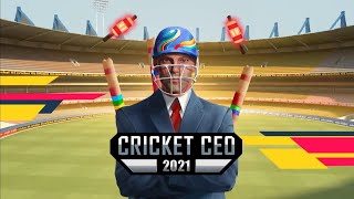 Cricket CEO 2021 Official Trailer  New Android Game  GameEon Studios  Games Gossip Trailers [upl. by Nivle]