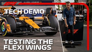 How Do Flexible Wings Work  Albert Fabregas F1 TV Tech Talk Demo  Cryptocom [upl. by Alsi2]