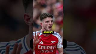 Did Declan Rice deserve A Red Card 🤔  Arsenal vs Brighton [upl. by Lamarre]