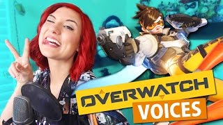 OVERWATCH VOICE IMPRESSIONS [upl. by Datnow201]