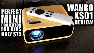 Wanbo Mini XS01 REVIEW This Projector Is Not Just For Children [upl. by Eppesiug479]