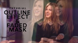 Outline effect amp faded mask  sony vegas pro tutorial [upl. by Lilli]