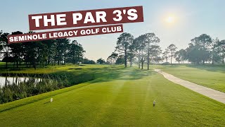 Par 3s at Seminole Legacy Golf Club [upl. by Gallagher]