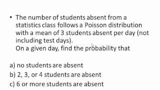 Setting Up Poisson Probability Problems [upl. by Ellekram]