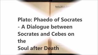 Plato WHERE IS YOUR SOUL AFTER DEATH Phaedo  Socrates Discourse [upl. by Eetnod]