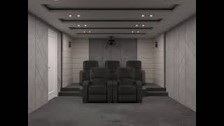 Home Theater Build  Interior Design  Lighting Ideas [upl. by Trilbi82]