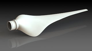 Horizontal Axis Wind Turbine Blade Model designing in Solidworks [upl. by Marketa]