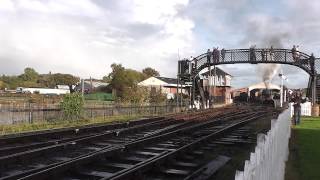 4 Steam Locos on One Train Boness Steam Gala 201013 [upl. by Terese]