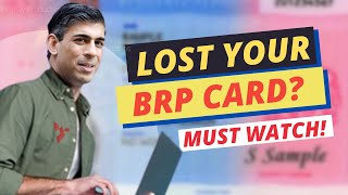 Lost or Stolen BRP Comprehensive Guide to Recovering Your Biometric Residence Permit  UK Visa 2023 [upl. by Nibas814]