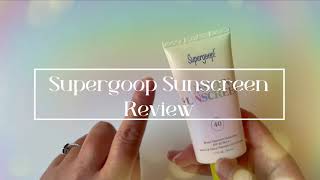 SUPERGOOP Sunscreen Review [upl. by Virgina]