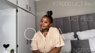 UCT RES COST R79000  RESIDENCE INFORMATION AND COSTS INVESTEC SCHOLARSHIP  NSFAS  TUITION COSTS [upl. by Eejan498]